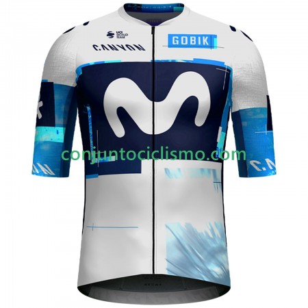 Maillot mangas cortas Movistar Team 2025 N002